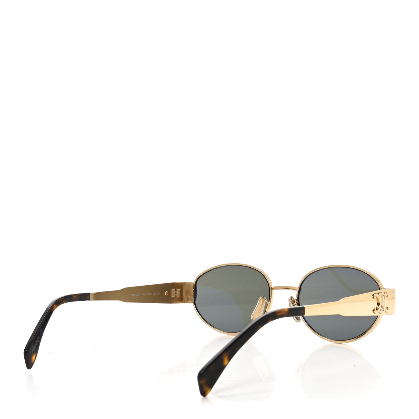 Metal Triomphe 01 Sunglasses CL40235U Gold Green