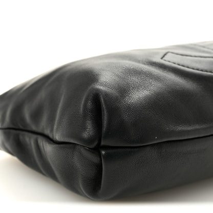 Chanel Lambskin Soft Chain Pochette Black 9 of 10