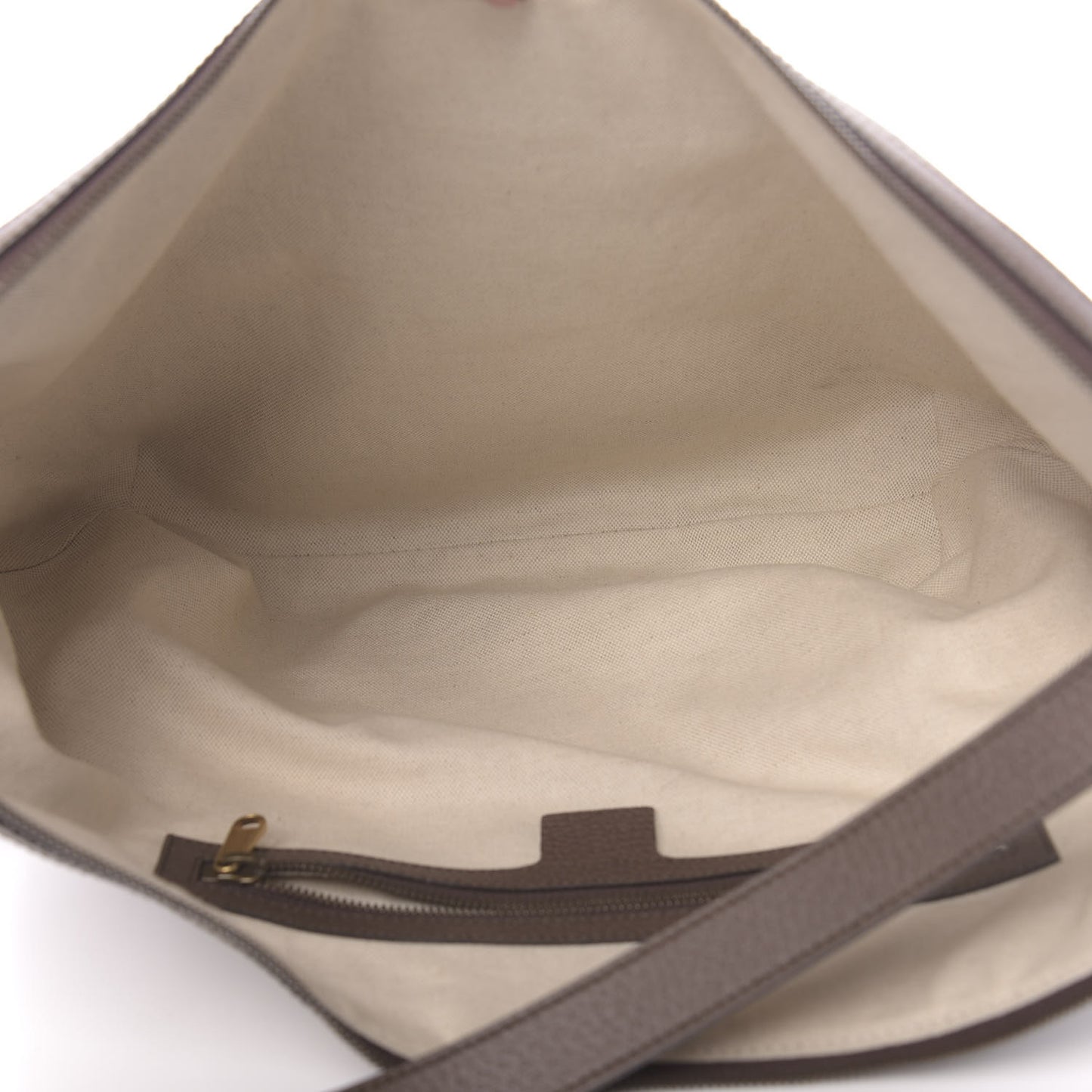 GG Supreme Monogram Web Ophidia Half Moon Hobo Brown