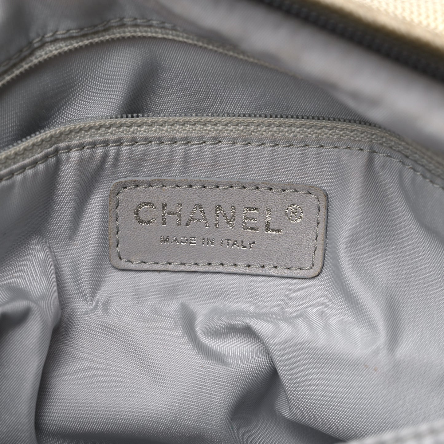 Coated Canvas Paris Biarritz Hobo Silver