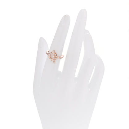 Hermes 18K Rose Gold Diamond Finesse Ring 52 6 2 of 6