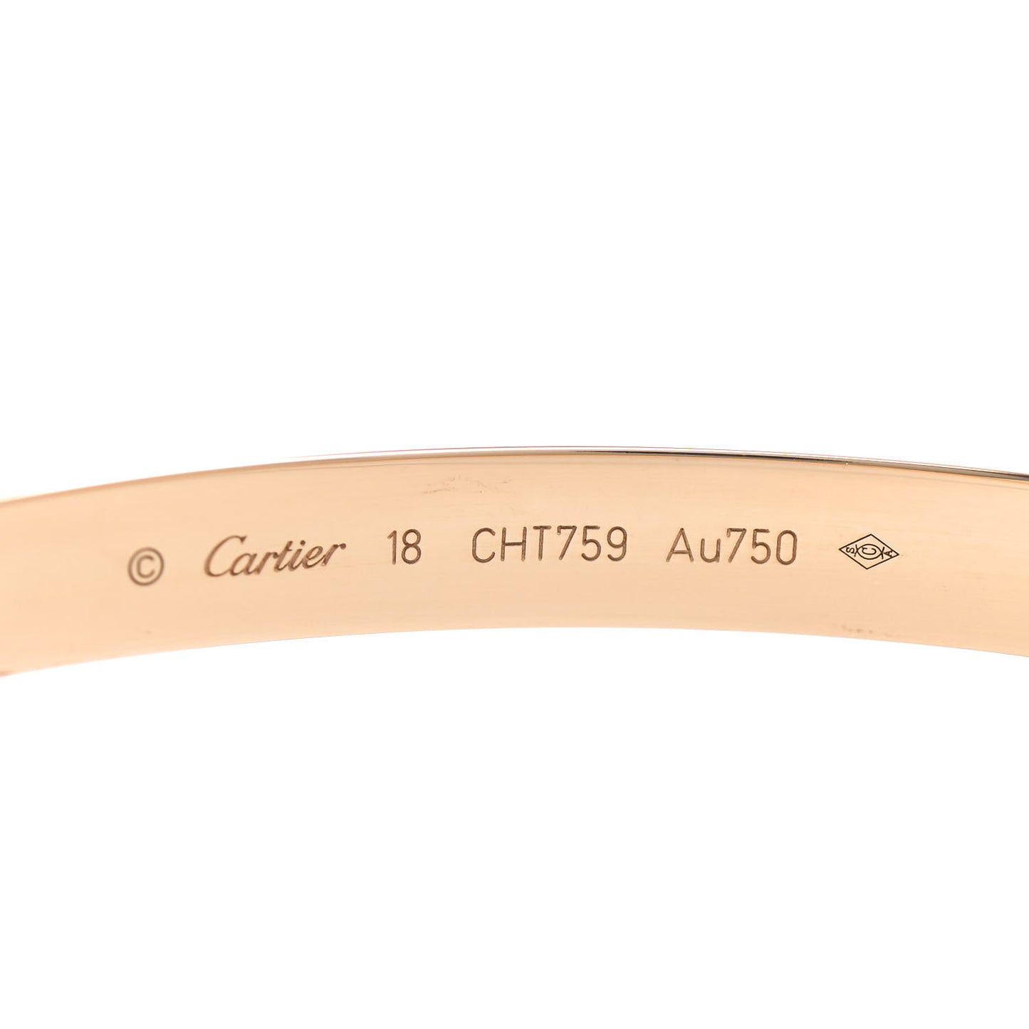 18K Yellow Gold LOVE Bracelet 18