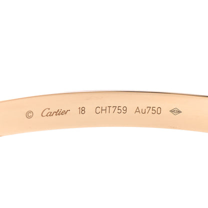 Cartier 18K Yellow Gold LOVE Bracelet 18 5 of 6