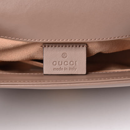 Gucci Calfskin Matelasse Mini GG Marmont Top Handle Shoulder Bag Porcelain Rose 6 of 10