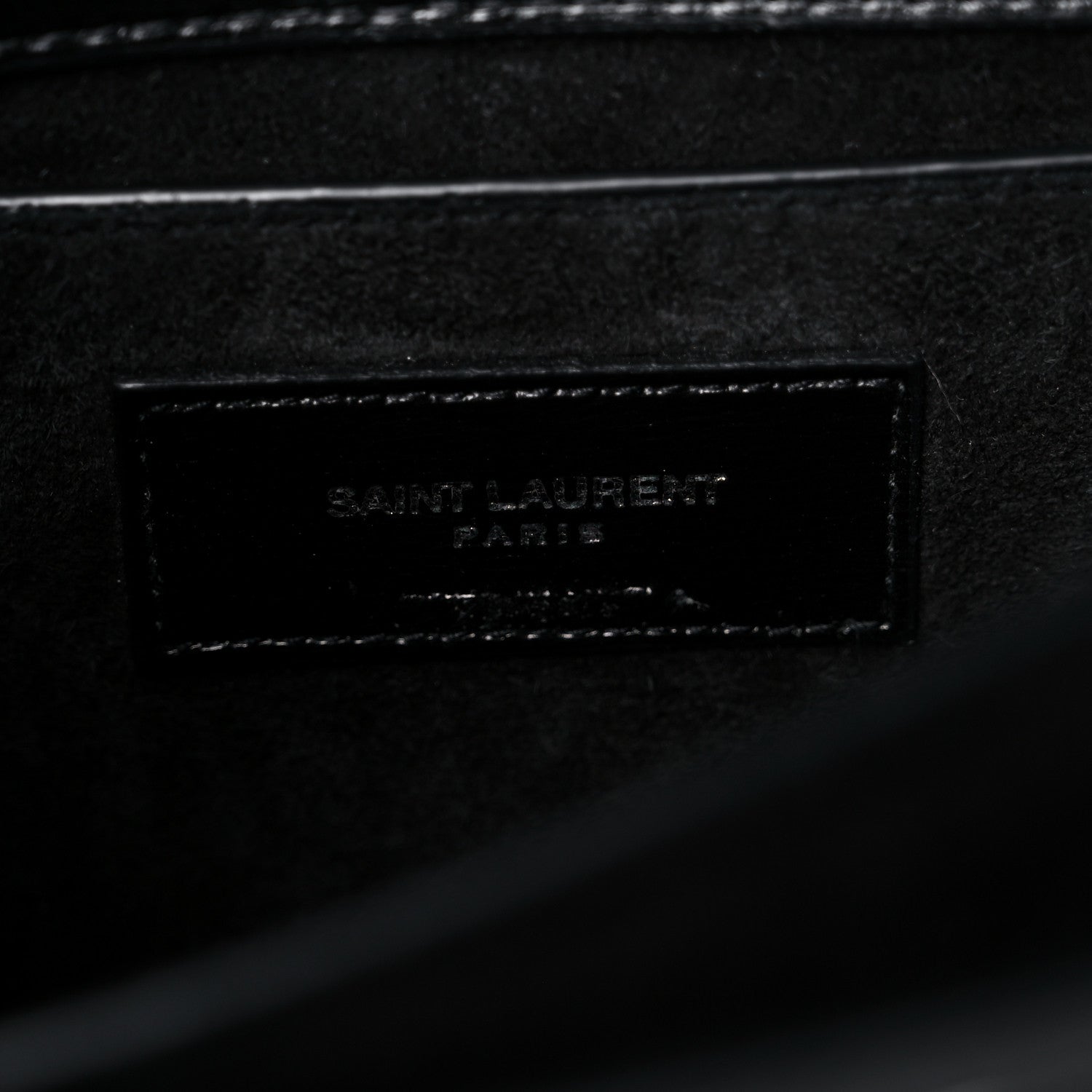 Saint Laurent Calfskin Medium Monogram Sunset Black 6 of 14