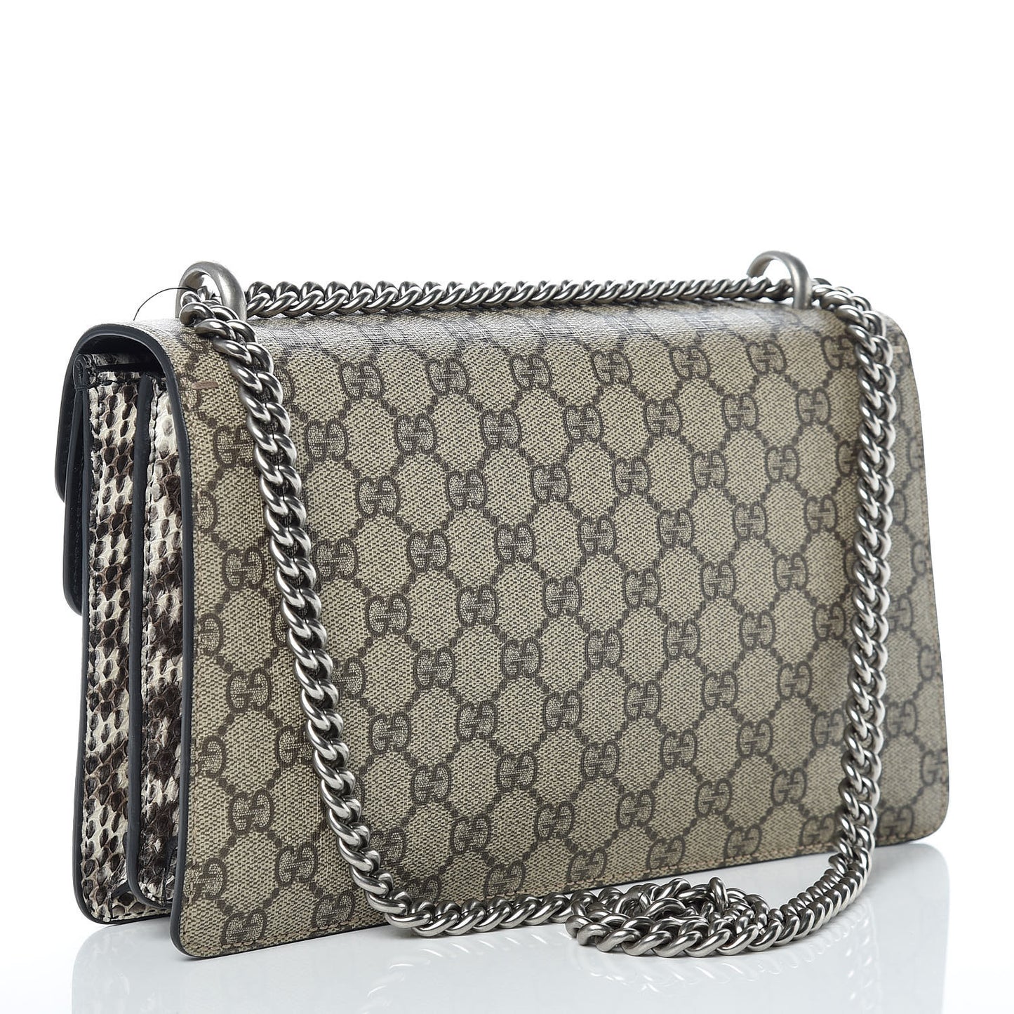 GG Supreme Monogram Elaphe Elephant Embroidered Small Dionysus Shoulder Bag