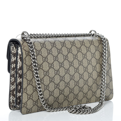Gucci GG Supreme Monogram Elaphe Elephant Embroidered Small Dionysus Shoulder Bag 3 of 11
