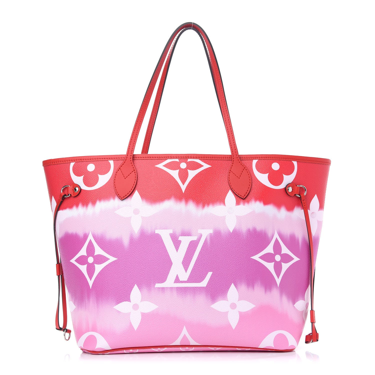 Louis Vuitton Monogram Escale Neverfull MM Rouge 1 of 9