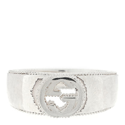 Gucci Sterling Silver GG Ring 54 6.75 1 of 4