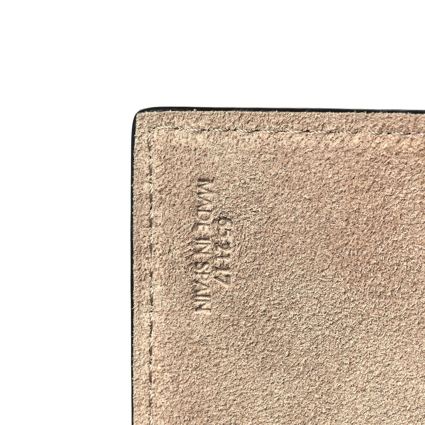 Smooth Calfskin Small Anagram Tote Tan Ecru