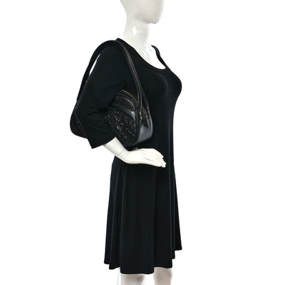 Louis Vuitton Lambskin Vienna Klara Black 2 of 12