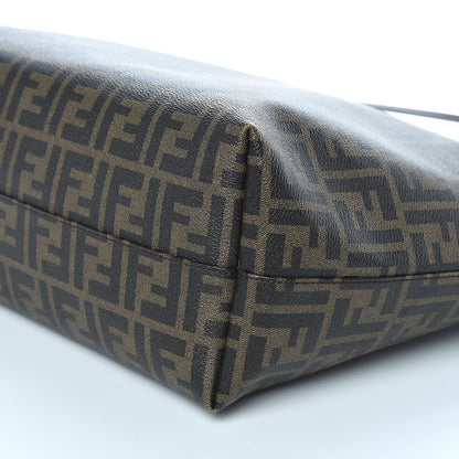 Fendi Zucca Spalmati Medium Roll Tote Tobacco Moro 9 of 9