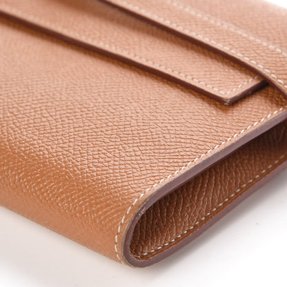 Hermes Epsom Kelly Longue Wallet Gold 6 of 12