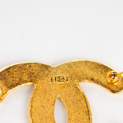 Chanel CC Brooch Gold 5 of 6