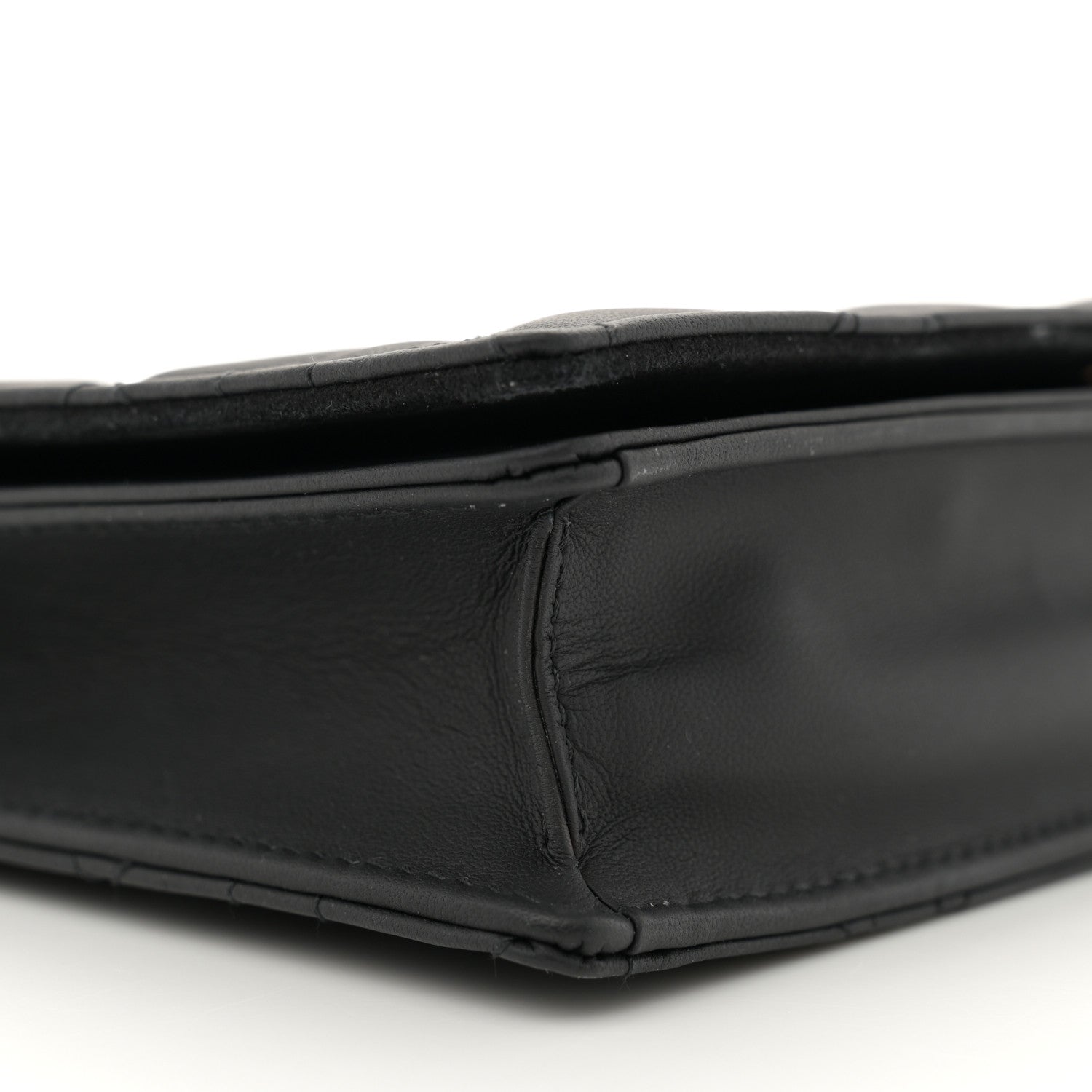 Christian Dior Ultra Matte Calfskin Cannage Lady Dior Clutch Black 9 of 12