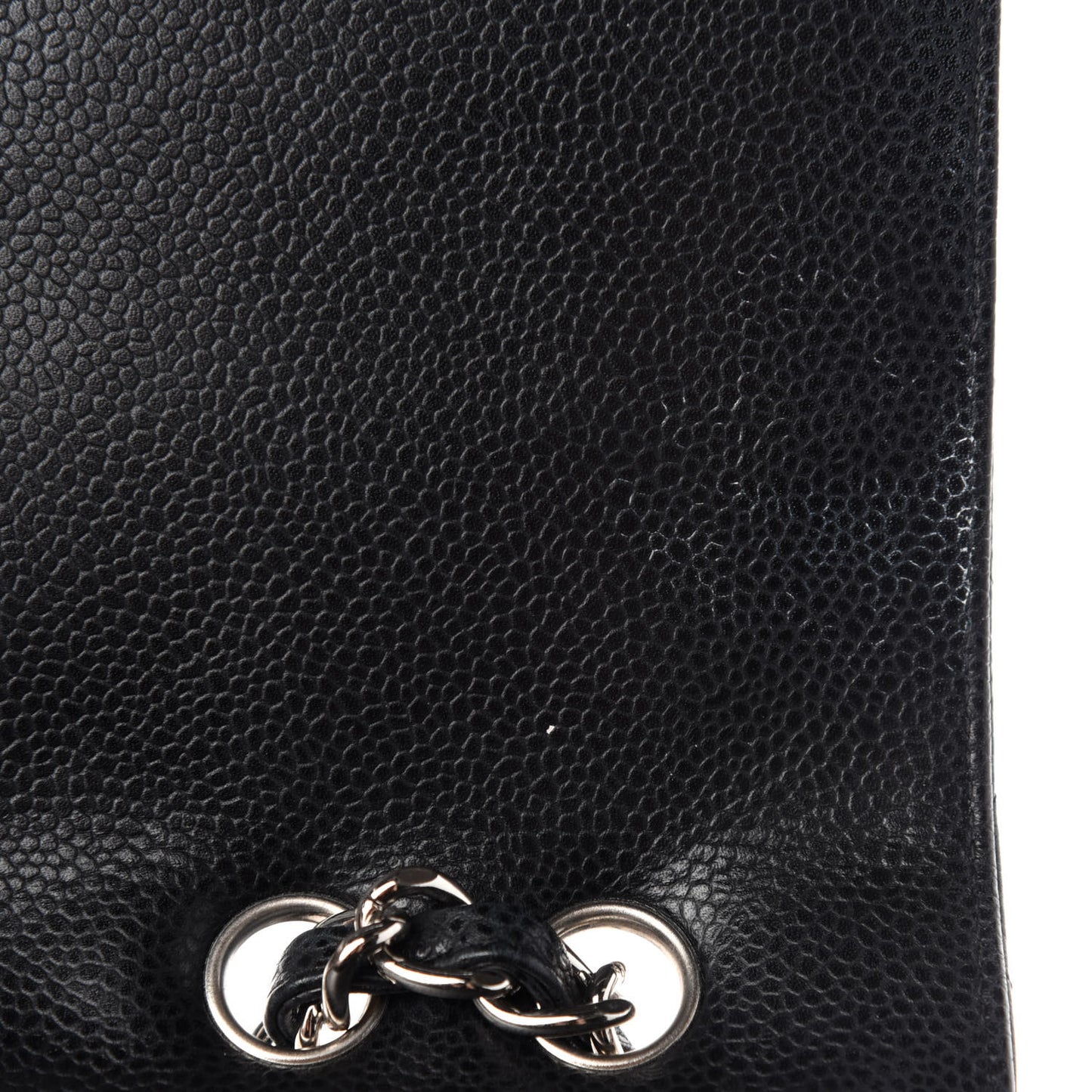 Caviar Quilted Jumbo Single Flap Black