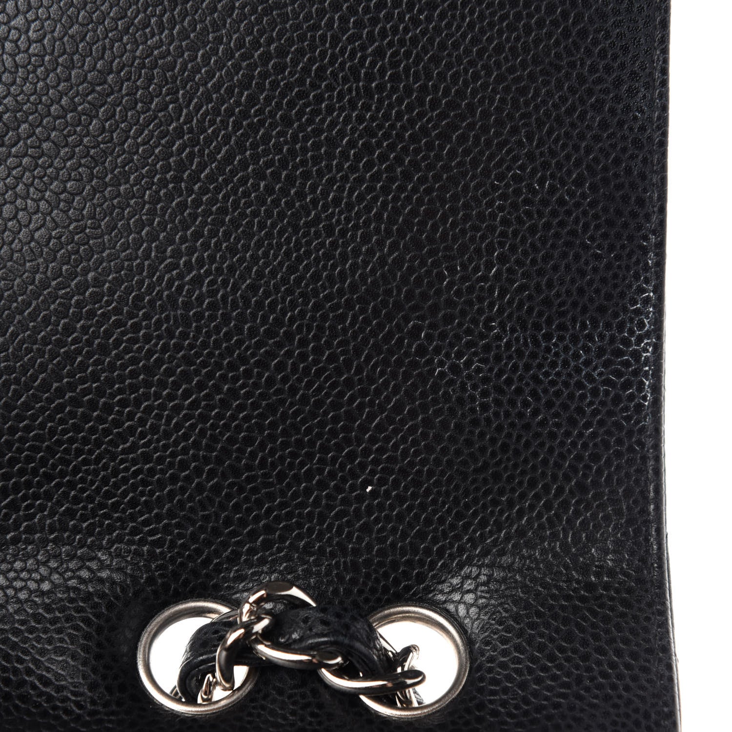 Chanel Caviar Quilted Jumbo Single Flap Black 10 of 14