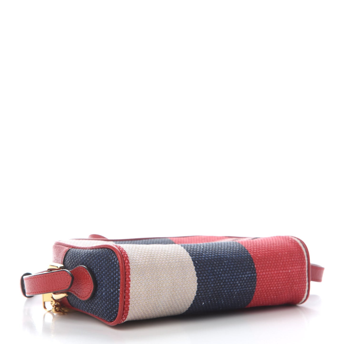 Canvas Sylvie Stripe Mini Ophidia Camera Bag Mystic White Hibiscus Red Maritime