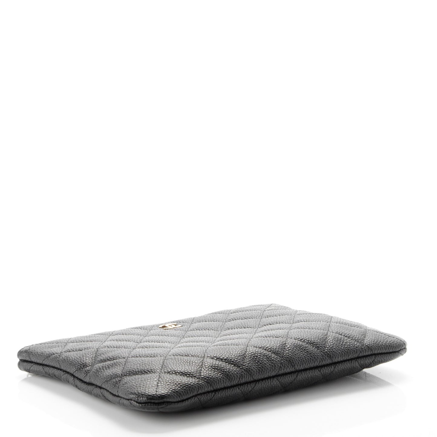 Caviar Quilted Medium Cosmetic Case Black