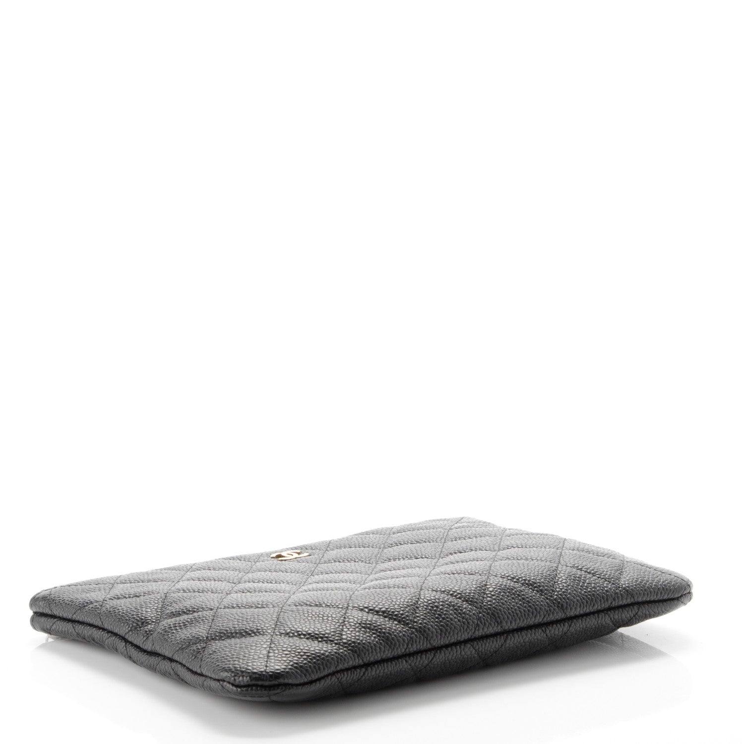 Chanel Caviar Quilted Medium Cosmetic Case Black 4 of 7