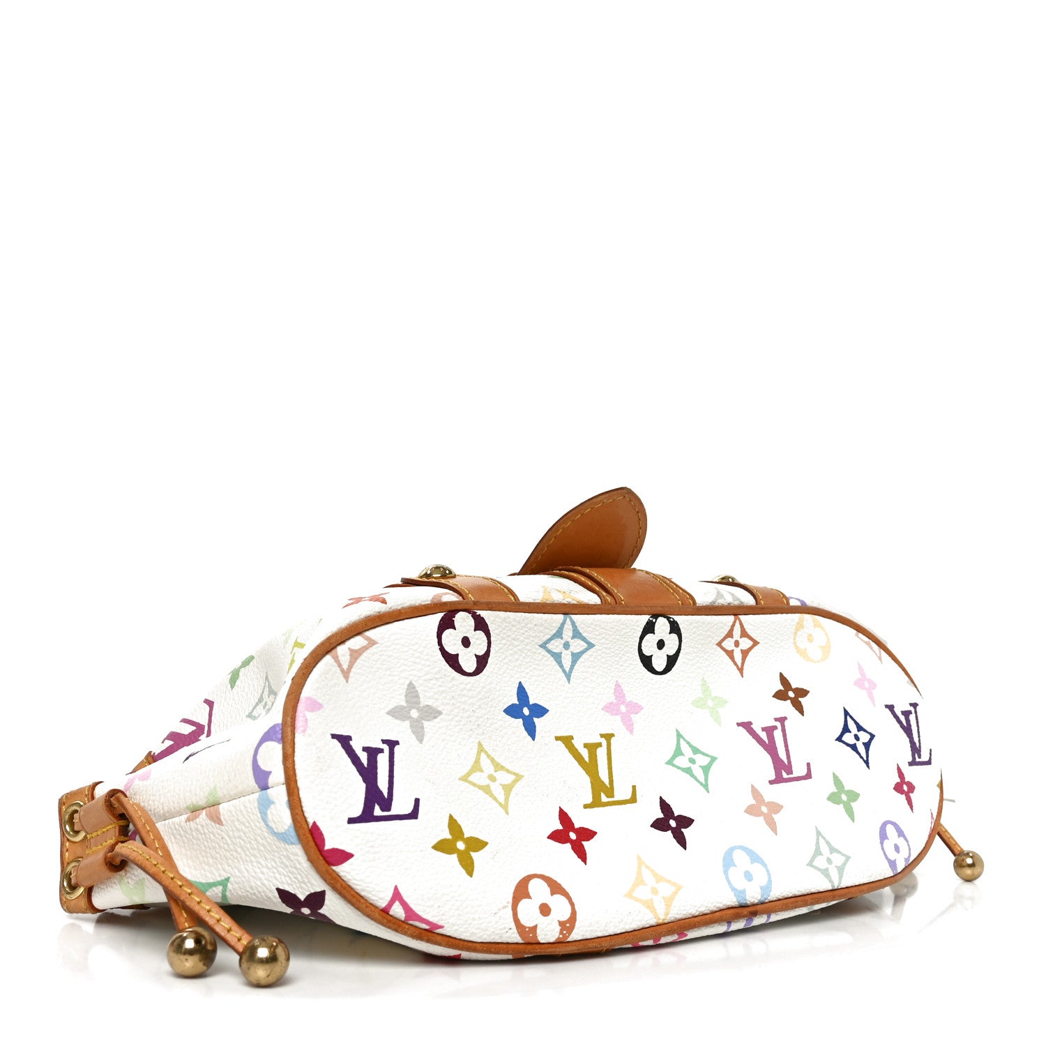 Louis Vuitton Monogram Multicolor Theda GM White 4 of 9