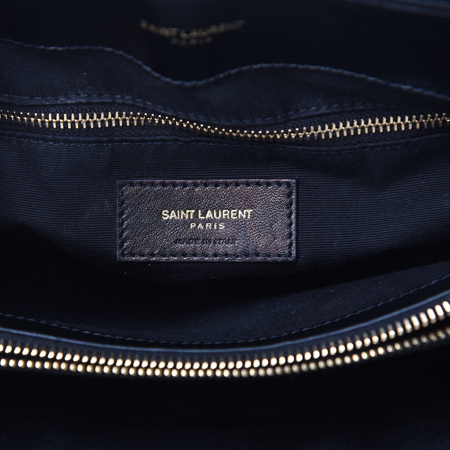 Saint Laurent Calfskin Y Quilted Monogram Medium Loulou Chain Satchel Black 8 of 11