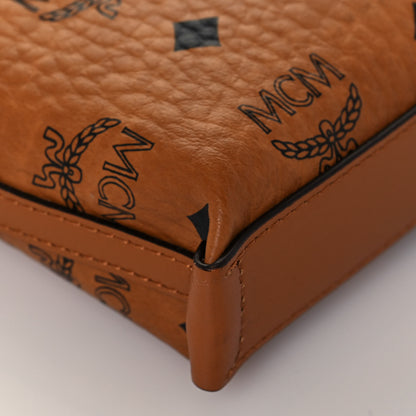 MCM Visetos Essential Crossbody Bag Cognac 7 of 10