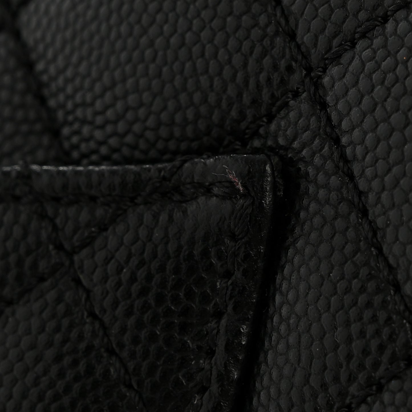 Caviar Quilted Small Coco Handle Flap Black
