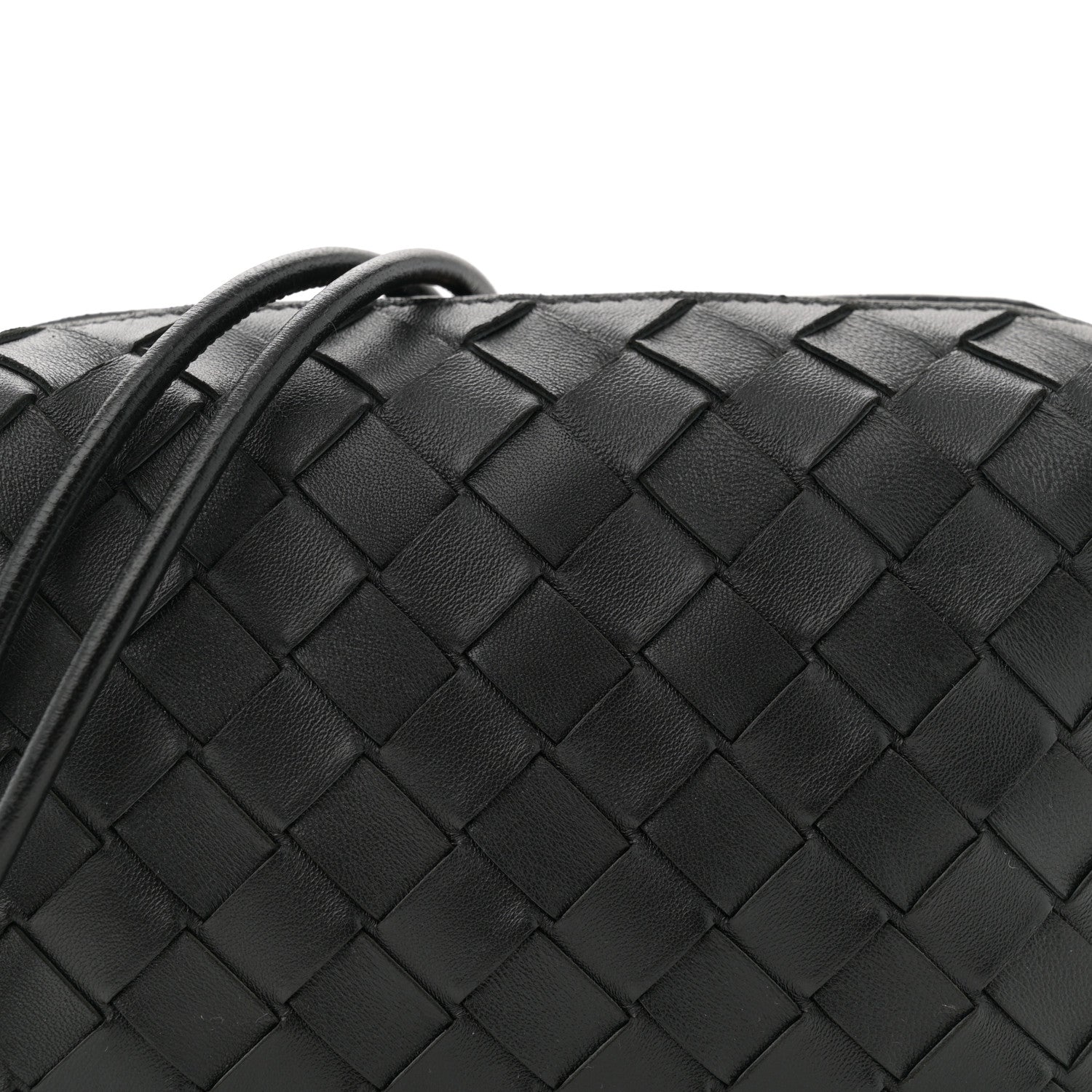 Bottega Veneta Nappa Intrecciato Mini Loop Camera Bag Black 7 of 9