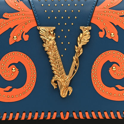 Versace Nappa Virtus Top Handle Shoulder Bag 8 of 9