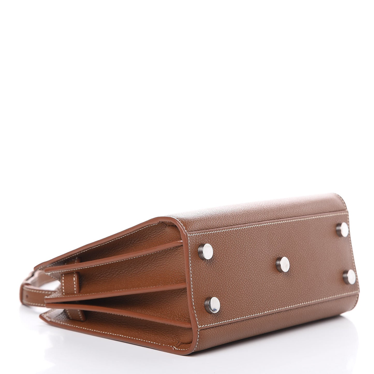 Grained Calfskin Nano Sac De Jour Moka