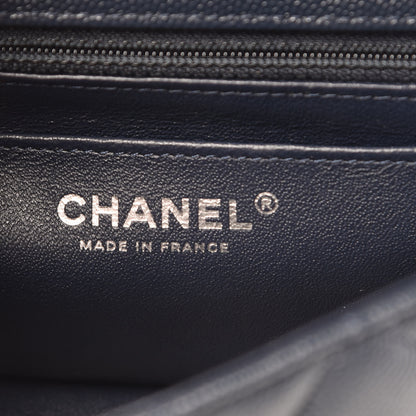 Chanel Caviar Quilted Mini Rectangular Flap Navy 7 of 11