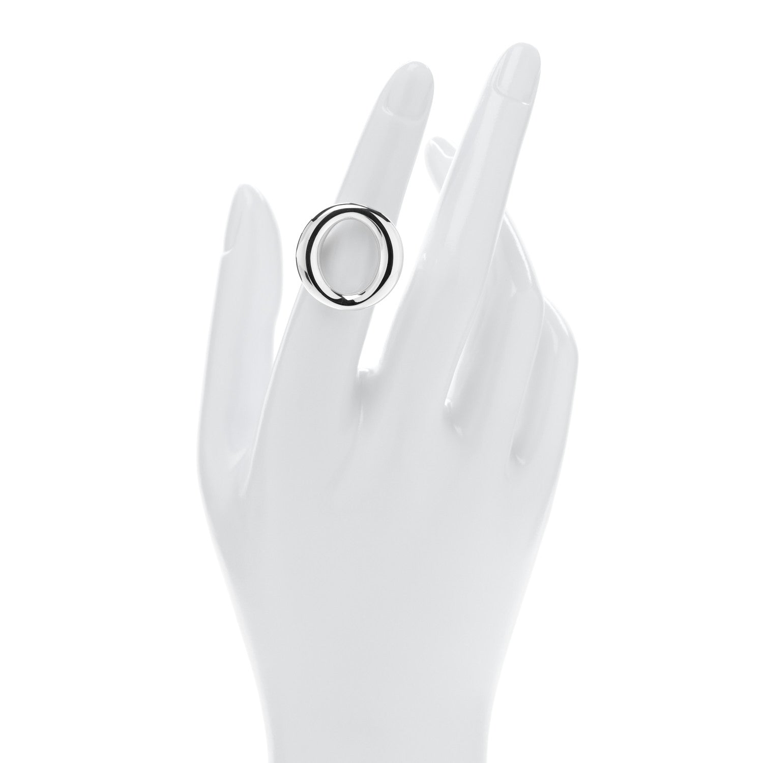 Tiffany Sterling Silver Elsa Peretti Sevillana Ring 50 5.5 2 of 4