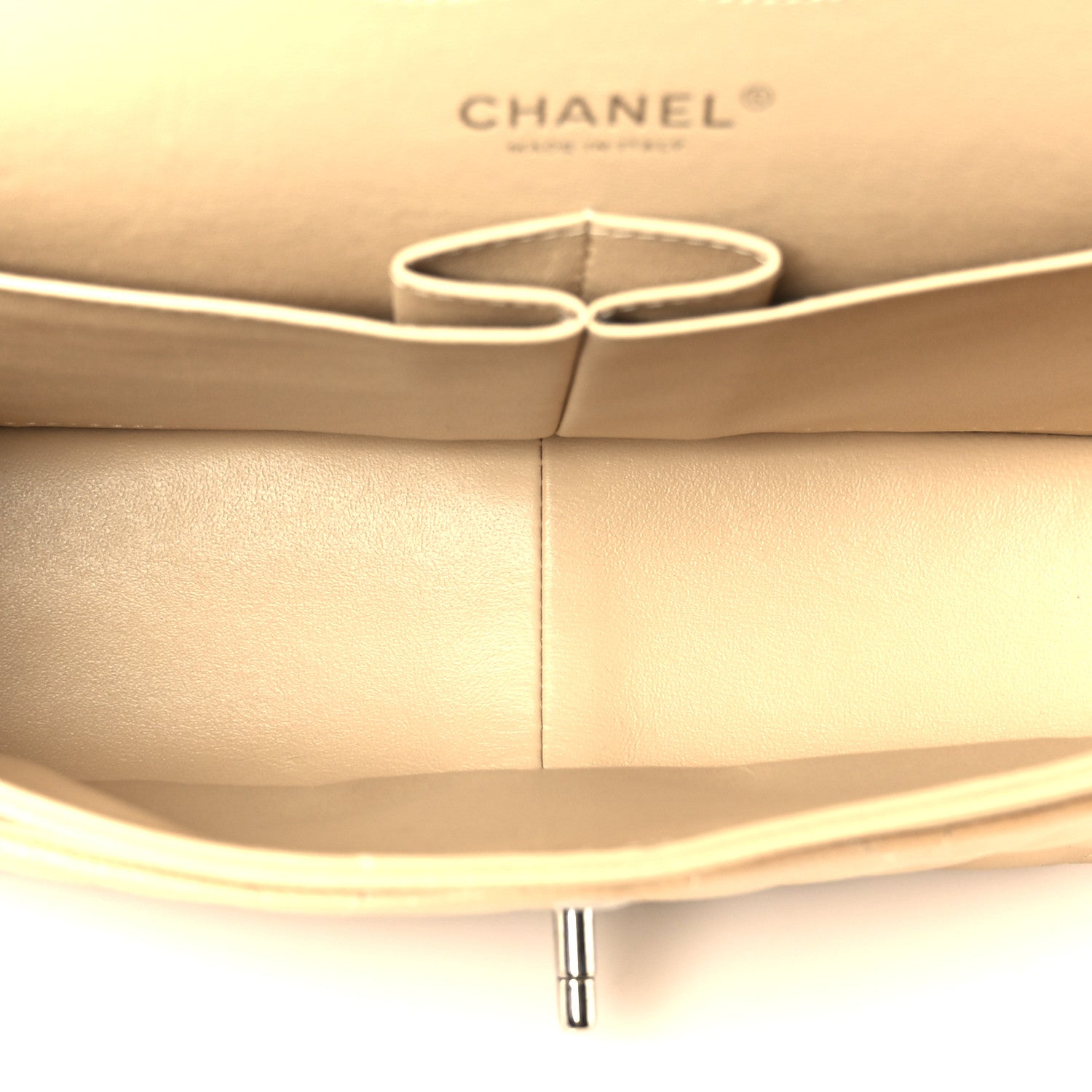 Chanel Caviar Quilted Jumbo Double Flap Beige 5 of 12
