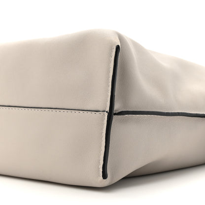 Loewe Mellow Nappa Medium Flamenco Knot Clutch Ghost 9 of 12