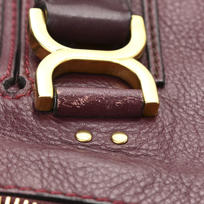Chloe Calfskin Medium Marcie Satchel Dark Velvet 10 of 11