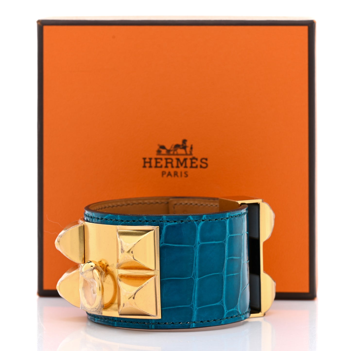 Shiny Alligator Collier De Chien CDC Bracelet S Bleu Izmir