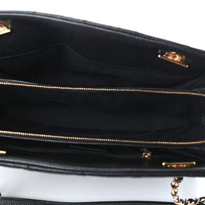 Chanel Caviar Quilted CC Timeless Tote Black 5 of 9