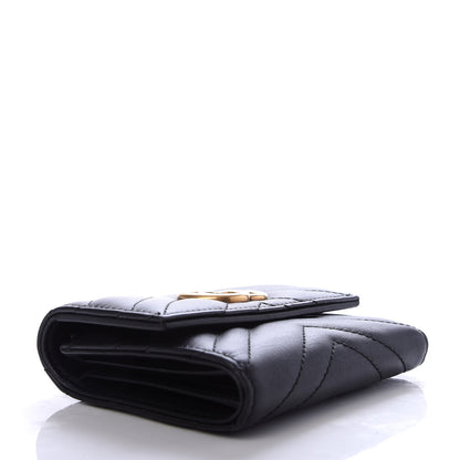 Gucci Calfskin Matelasse GG Marmont Wallet Black 4 of 8