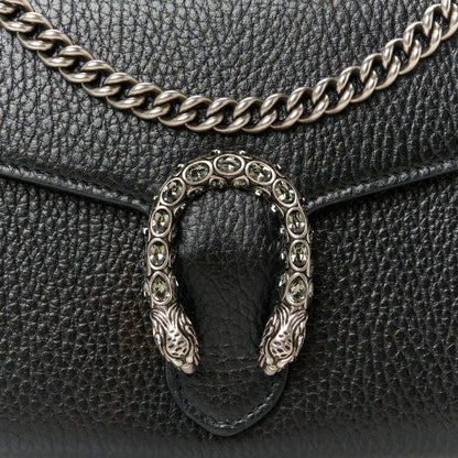 Gucci Calfskin Mini Dionysus Chain Wallet Black 8 of 10