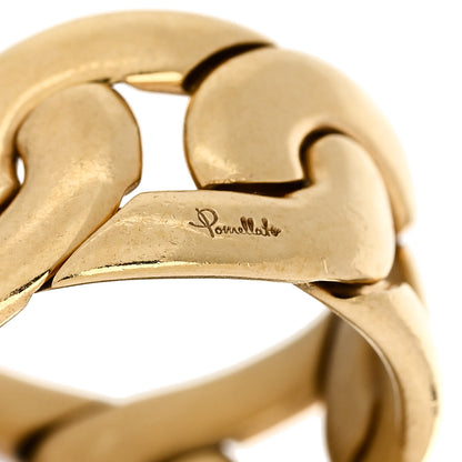 Pomellato 18K Yellow Gold Diamond Tango Ring 51 5.75 5 of 5