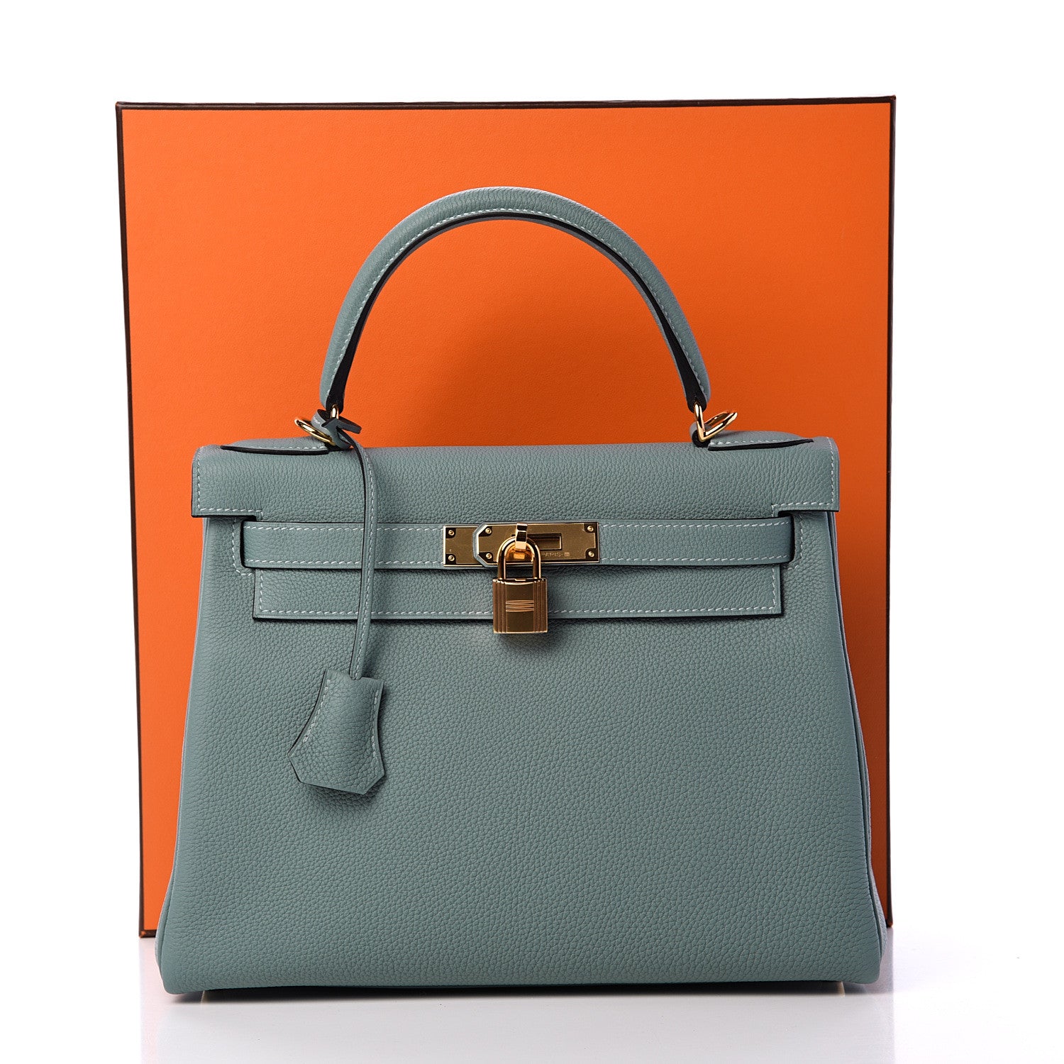 Hermes Togo Kelly Retourne 28 Ciel 10 of 10