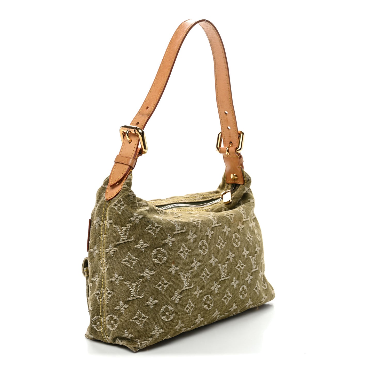 Monogram Denim Baggy PM Lichen