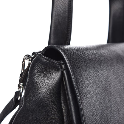 Givenchy Waxy Grained Calfskin Medium Pandora Pure Flap Bag Black 16 of 16