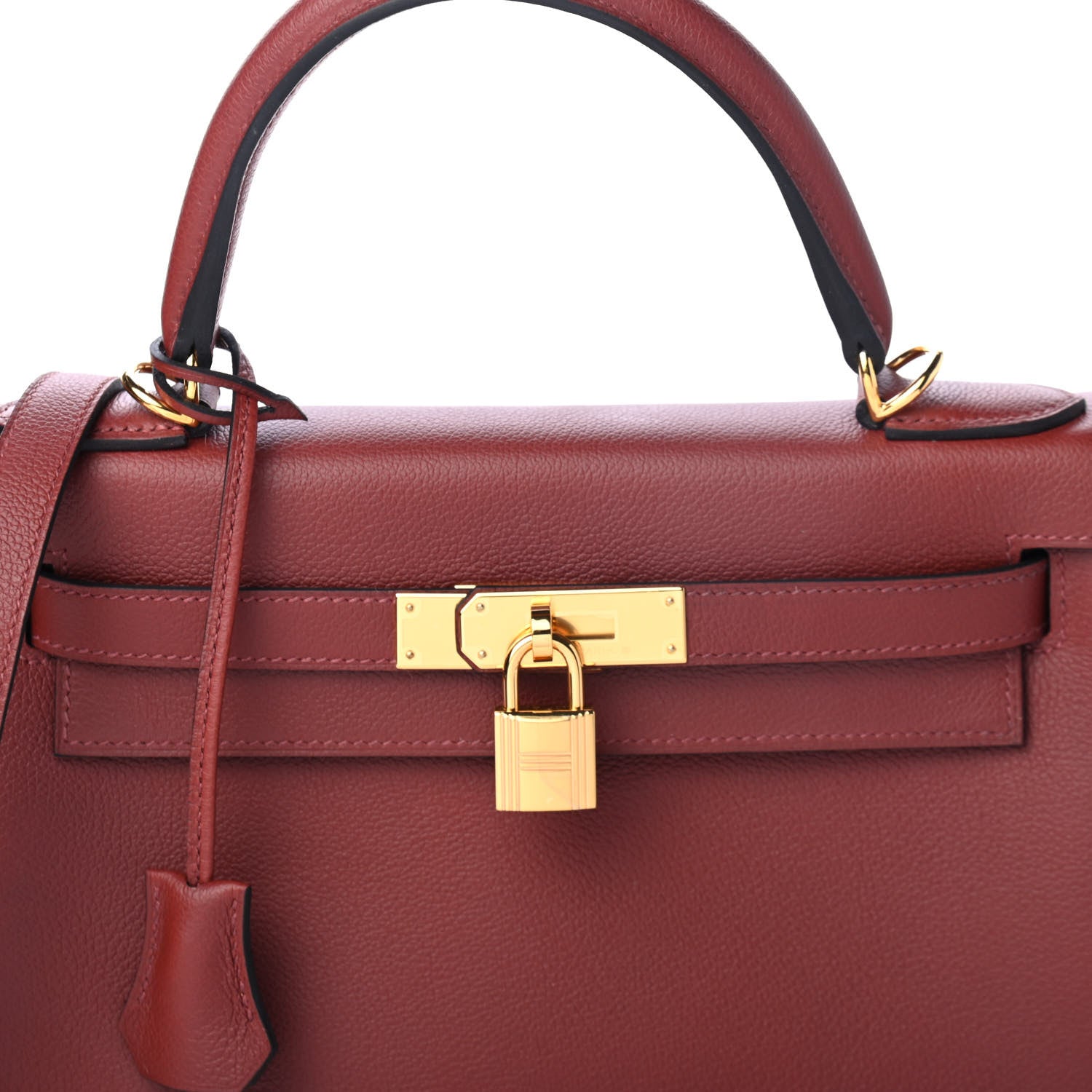 Hermes Evercolor Kelly Retourne 28 Rouge H 7 of 10