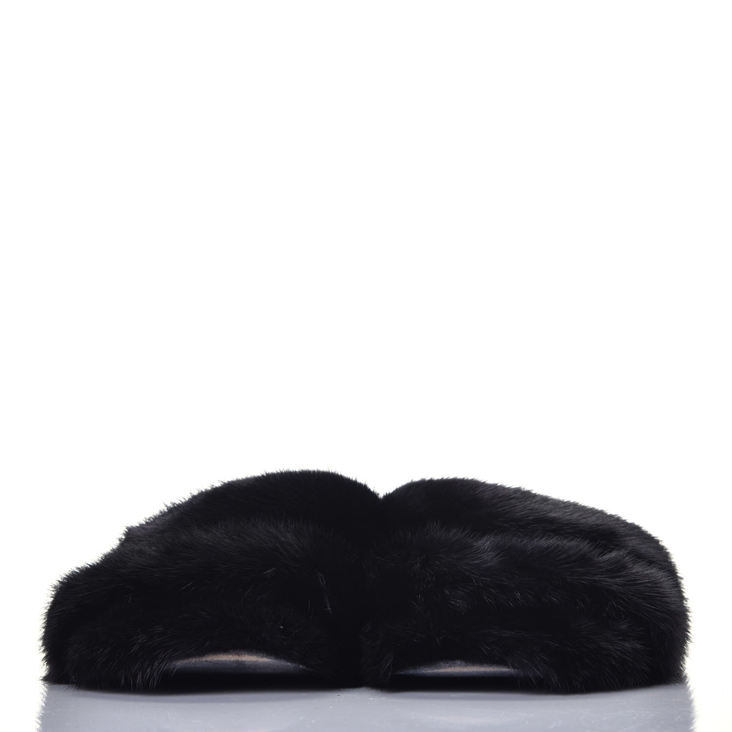 Saint Laurent Mink Bleach Slides 38 Black 2 of 7