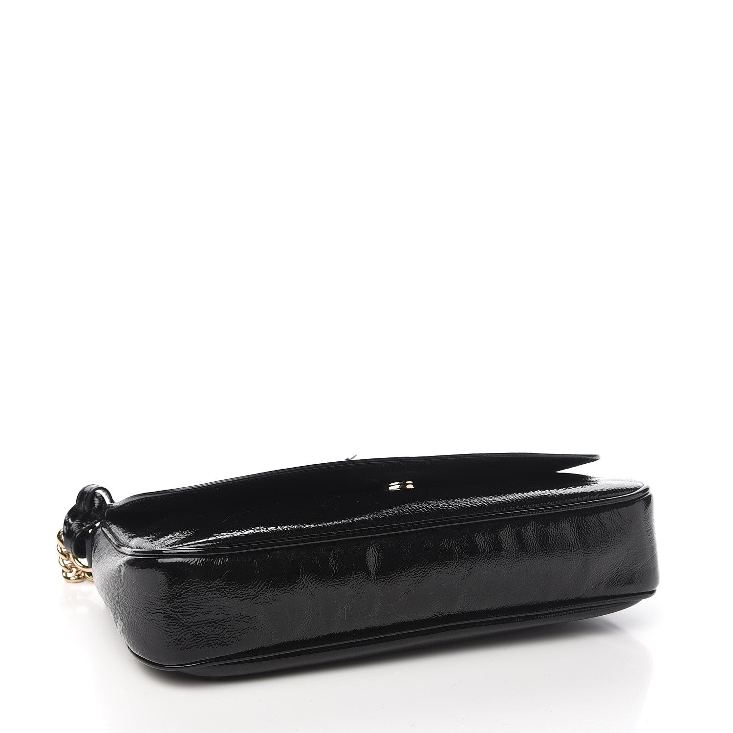 Gucci Patent Medium Soho Flap Crossbody Black 3 of 9