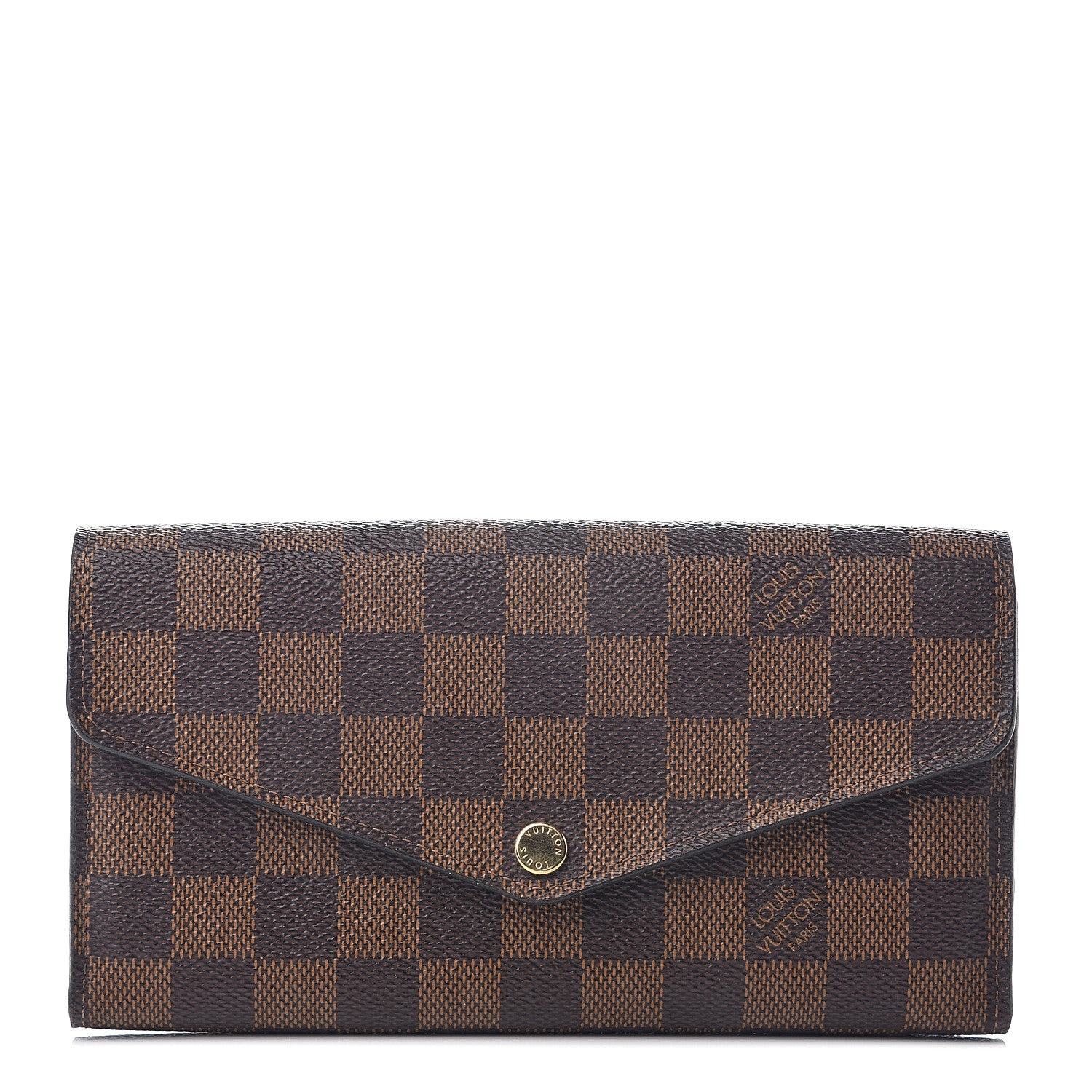 Louis Vuitton Damier Ebene Sarah Wallet NM 1 of 5