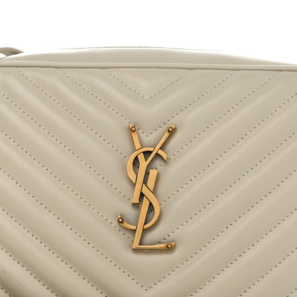 Saint Laurent Calfskin Matelasse Monogram Lou Camera Bag Blanc Vintage 8 of 11