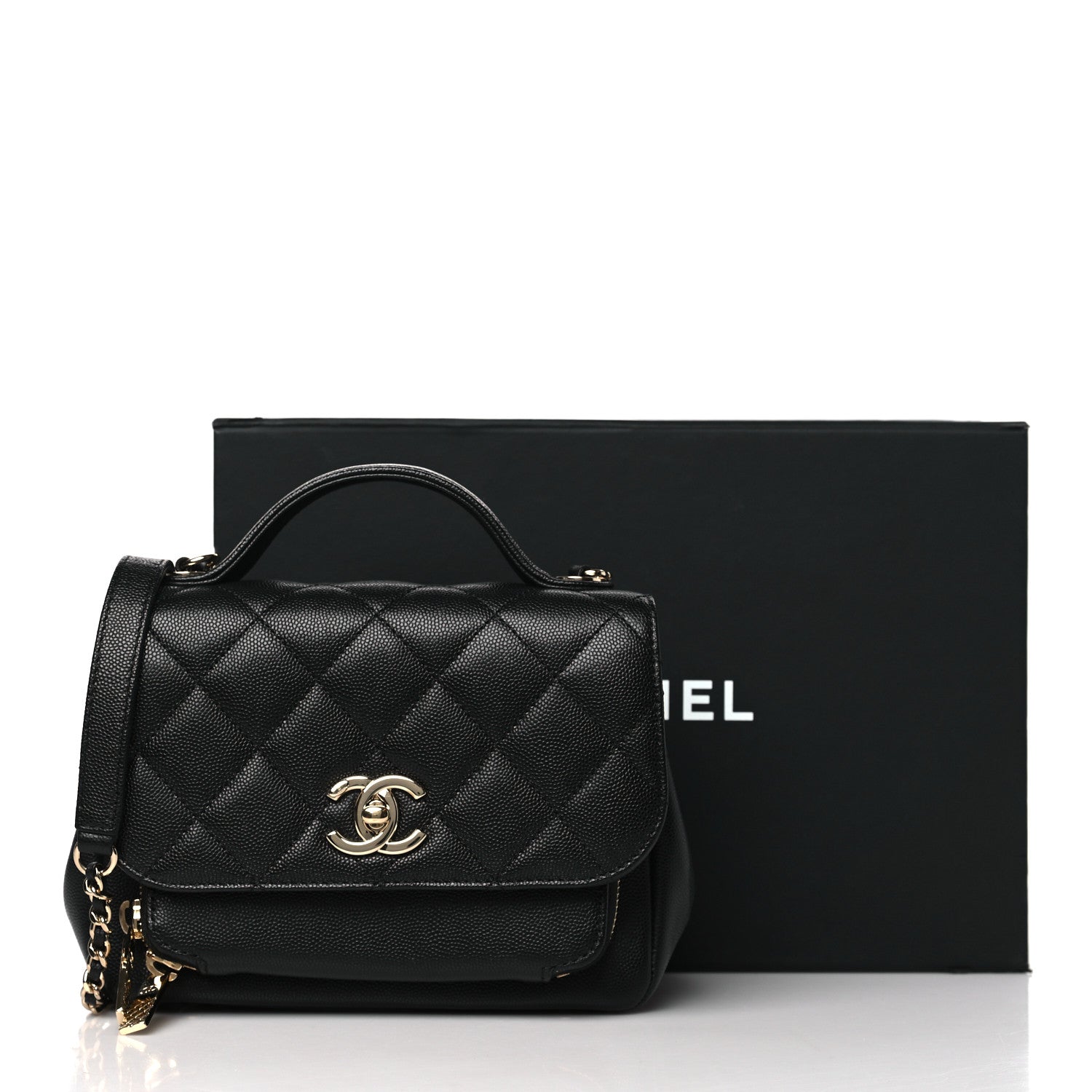 Chanel Caviar Quilted Small Business Affinity Flap Black 11 of 11